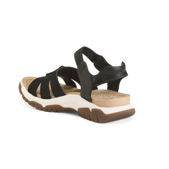 Bionica | Shoes | Bionica Black Naddell Waterproof Leather Comfort Sandals  | Poshmark